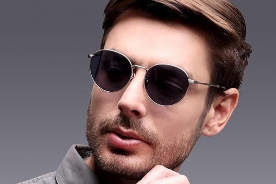 Augussto Aurelius Argent ⁄ Glacier | Silver Round Sunglasses - Augussto