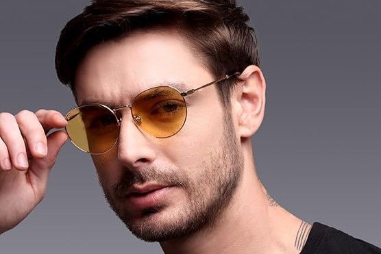 Augussto Aurelius Aurum ⁄ Sunburst | Gold Round Sunglasses - Augussto