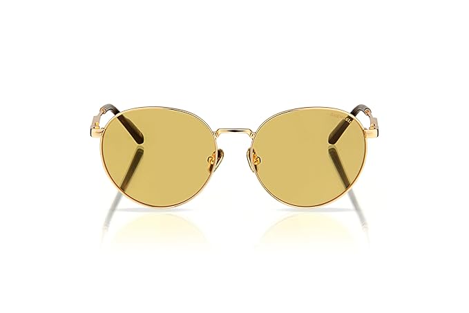 Augussto Aurelius Aurum ⁄ Sunburst | Gold Round Sunglasses - Augussto