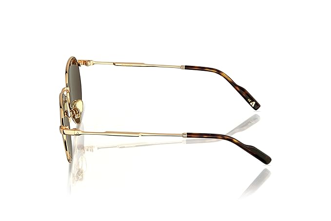 Augussto Aurelius Aurum ⁄ Umber | Gold Round Sunglasses - Augussto