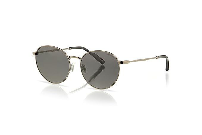 Augussto Aurelius Gunmetal ⁄ Vapor | Matte Gunmetal Round Sunglasses - Augussto