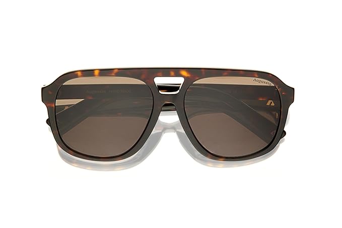 Augussto Caesar Havana ⁄ Sienna | Havana Square Sunglasses - Augussto