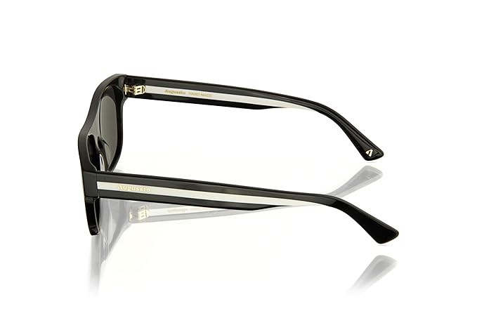 Augussto Imperia Raven ⁄ Ivory | Italian - Acetate Square Sunglasses - Augussto
