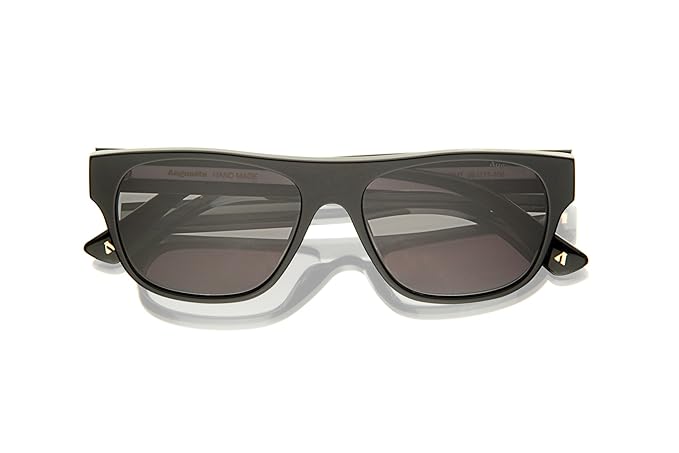 Augussto Imperia Raven ⁄ Ivory | Italian - Acetate Square Sunglasses - Augussto