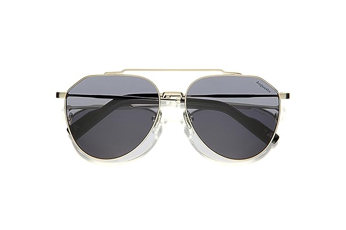 Augussto Magnus Argent / Mist | Metal Pilot Sunglasses - Augussto
