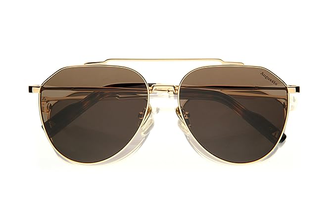 Augussto Magnus Aurum / Bronze | Metal Pilot Sunglasses - Augussto