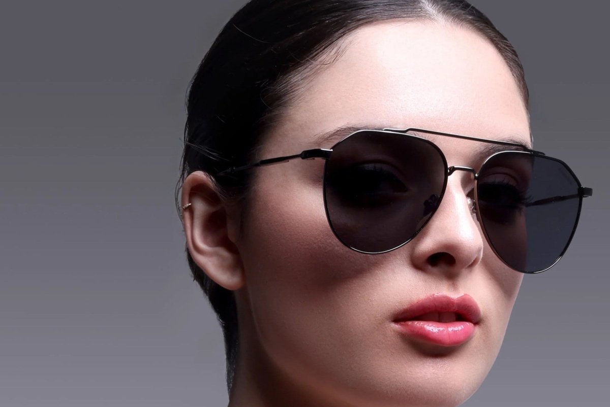 Augussto Magnus Gunmetal / Vapor | Metal Pilot Sunglasses - Augussto