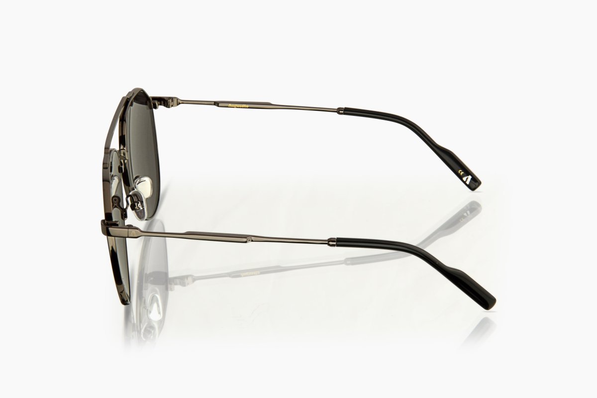 Augussto Magnus Gunmetal / Vapor | Metal Pilot Sunglasses - Augussto