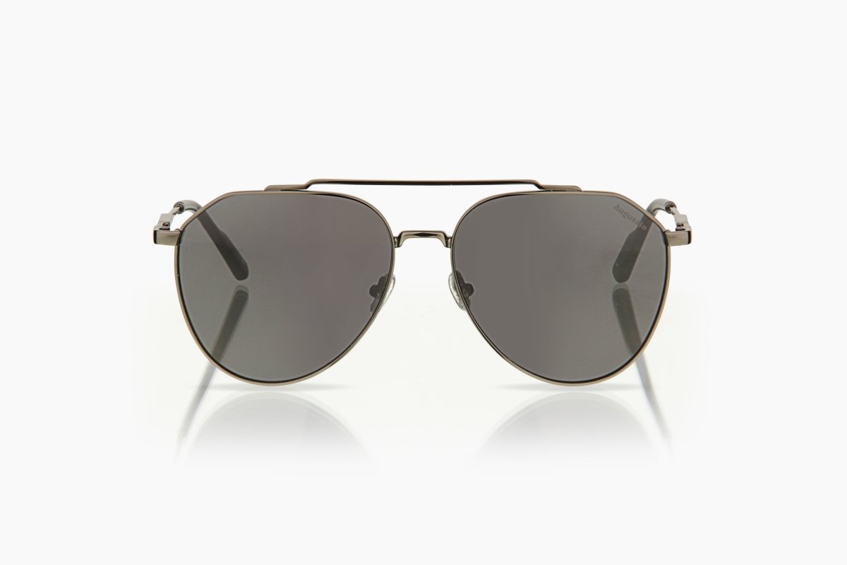 Augussto Magnus Gunmetal / Vapor | Metal Pilot Sunglasses - Augussto
