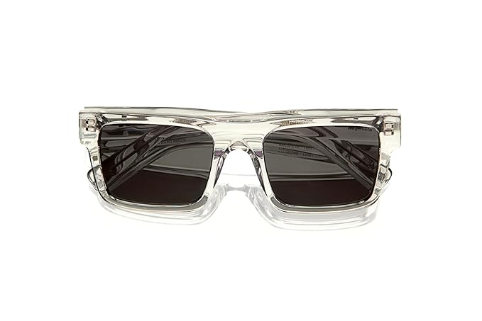 Augussto Majeste Crystal ⁄ Eclipse | Transparent Rectangle Sunglasses - Augussto