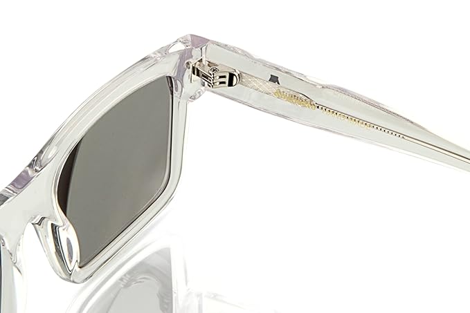 Augussto Majeste Crystal ⁄ Eclipse | Transparent Rectangle Sunglasses - Augussto