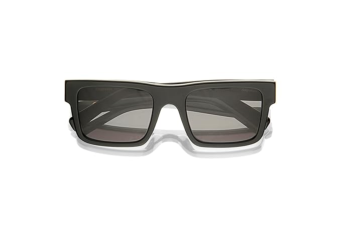 Augussto Majeste Obsidian / Graphite | Italian - Acetate Rectangle Sunglasses - Augussto