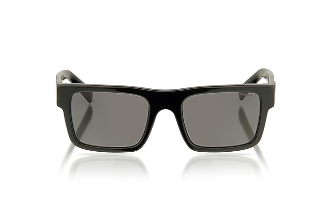 Augussto Majeste Obsidian / Graphite | Italian - Acetate Rectangle Sunglasses - Augussto