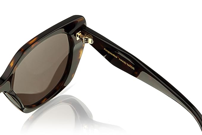 Augussto Regalia Havana / Bronze | Italian - Acetate Cat - Eye Sunglasses for Women - Augussto
