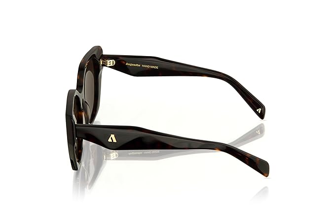 Augussto Regalia Havana / Bronze | Italian - Acetate Cat - Eye Sunglasses for Women - Augussto