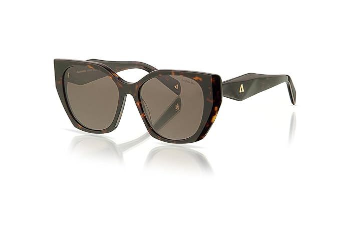 Augussto Regalia Havana / Bronze | Italian - Acetate Cat - Eye Sunglasses for Women - Augussto
