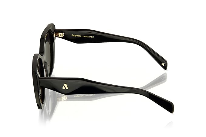 Augussto Regalia Onyx ⁄ Shadow | Italian - Acetate Cat - Eye Sunglasses for Women - Augussto