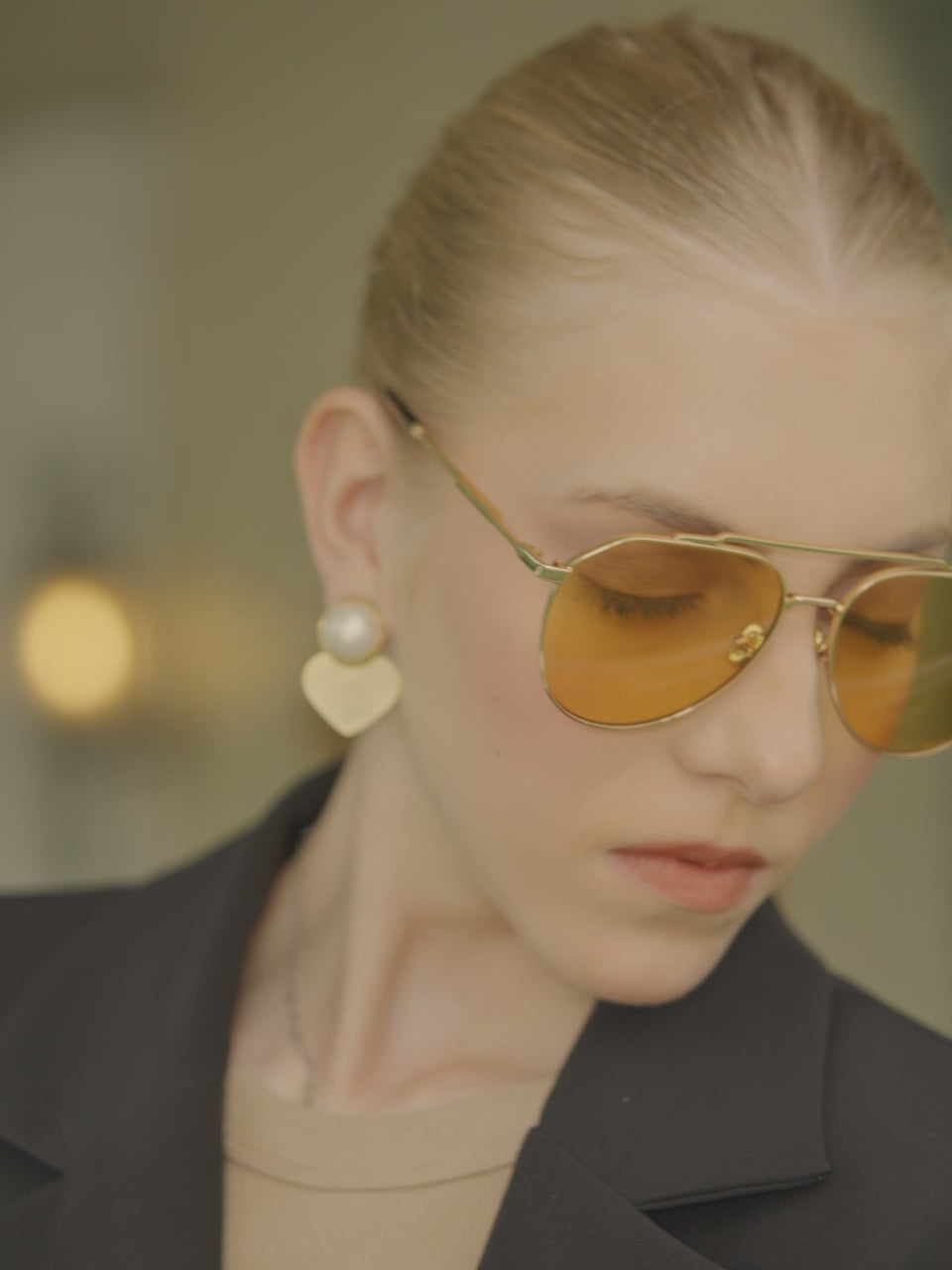 Augussto Magnus Aurum-Sunset | Metal Pilot Sunglasses